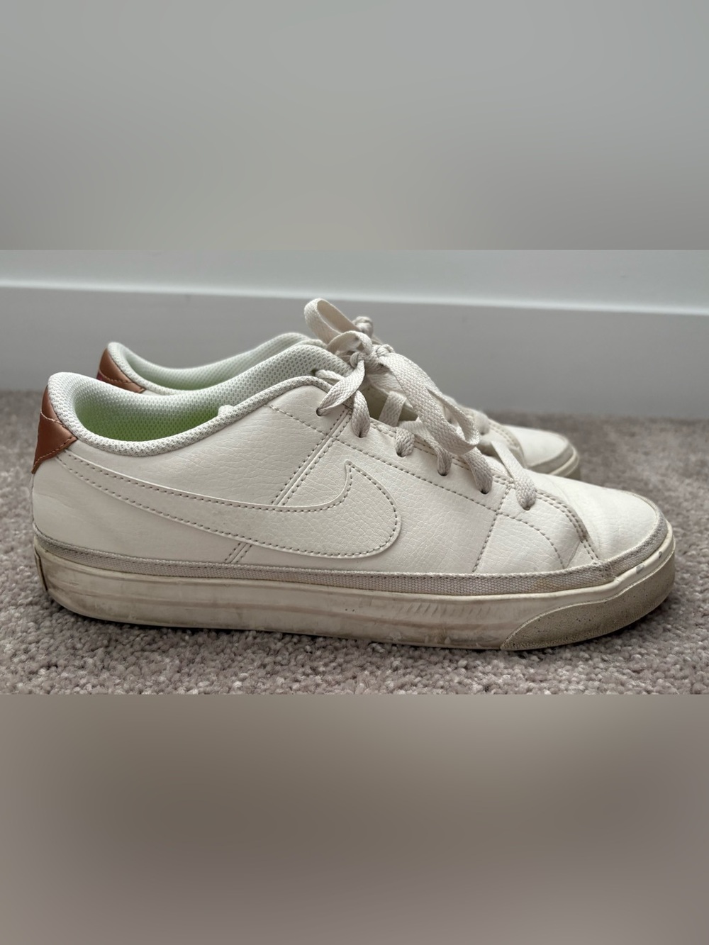 Nike White Low-Top Sneakers
